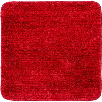 Koberec Tegatex Koupelnová předložka čtverec – Červená 50*50 cm