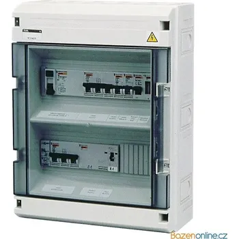 Rozvaděč F1E18SP3 pro filtraci 230V, el. ohřev do 18kW, světlo a protiproud 400V