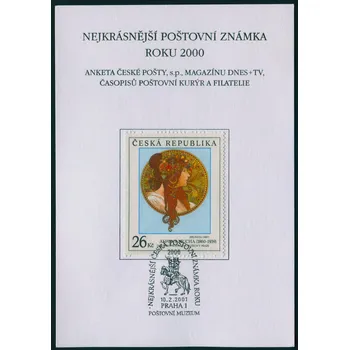 Poštovní známka Česká pošta (2000) AČP 7 - Česká republika - Suvenýr ankety České pošty
