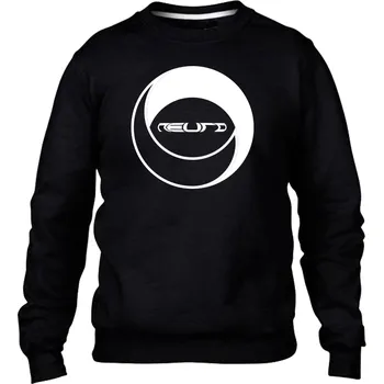 Pánská mikina DNBMARKET.CZ Pánská mikina bez kapuce |D&B + NEURO| CircleEye Velikost: M, Barva: Černá - Design 2