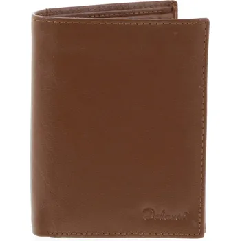Peněženka Pánská kožená peněženka světle hnědá - Delami Jawad hnědá