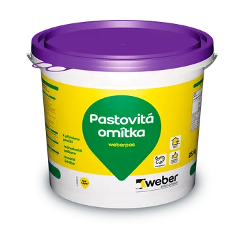 Omítka Pastovitá omítka weber.pas aquaBalance zrnitý 1,5mm