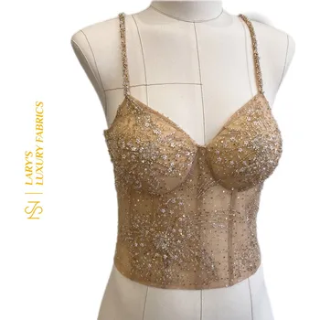 Korzet Zlatý korzet s ramínky Velikost: XL