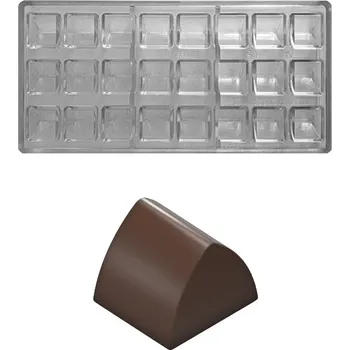Forma na pečení Forma na pralinky střecha 10,5g 3x8 tvarů/forma