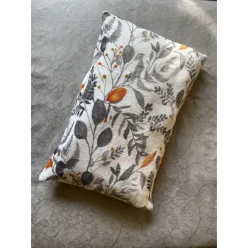 Povlak na dekorativní polštářek Povlak na polštář LÍSTEK ŠEDÝ 40x60