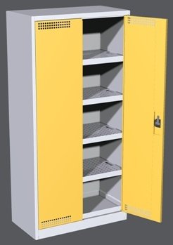 Kovová skříň na chemikálie KS/CH01/K-1A