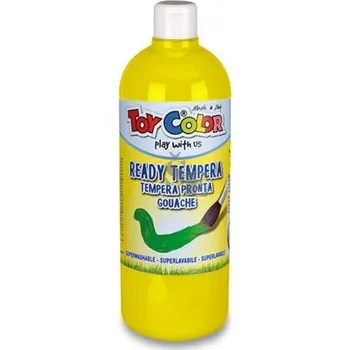 Vodová barva Temperová barva Ready tempera 1000ml žlutá
