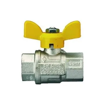 Vodovodní kohout Kohout kulový FF 1/2", RB 5982, přímý, motýl