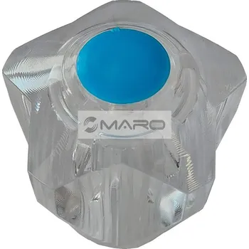 Vodovodní baterie Rukojeť vršku baterie 1/2", tisícihran, čirá, modrá, U4/732-M