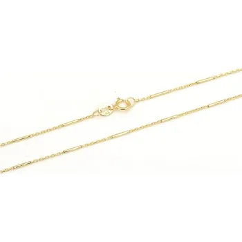 Řetízek Řetízek ze žlutého zlata ankr s tyčkami 42 cm ZLR1320F + DÁREK ZDARMA