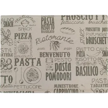 prostírání SCANquilt prostírání KLASIK ristorante béžová prostírání cca 30 x 45 cm