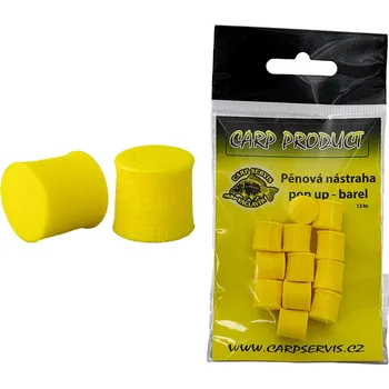 Nástraha Carp Servis Václavík Pěnová nástraha BAREL - 12 mm/žlutá