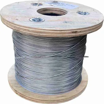 Horolezectví Lanko nerezové 2 mm, konstrukce 1x19, DIN 3055, Nerez A4, cena za metr