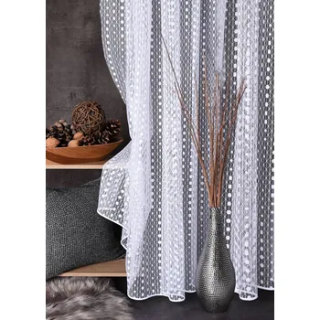 Záclona JIMI Textil M81 - Síť bílá 160 cm 1
