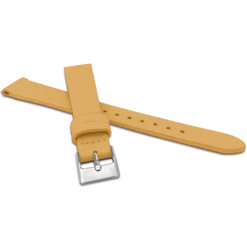 Řemínek na hodinky MINET Žlutý řemínek z luxusní kůže Top Grain - 12 MSSUO12 SKLAD