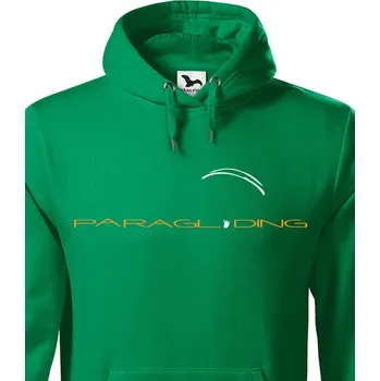 Pánská mikina Pánská mikina Paragliding 2, Barva Zelená, Velikost S, Canvas Pánská mikina Bezvatriko.cz 501254