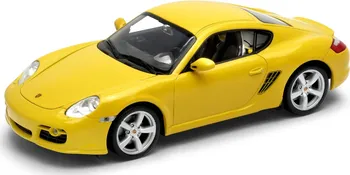 autíčko Welly Porsche Cayman S 1:24 žluté