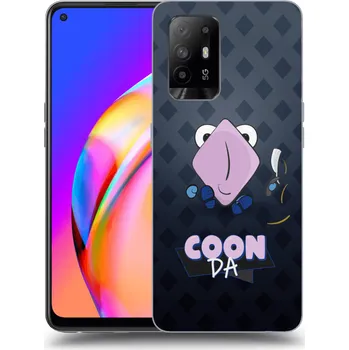 Pouzdro na mobilní telefon Picasee silikonový průhledný obal pro OPPO A94 5G - COONDA holátko - tmavá