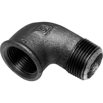 Fitinka Koleno 90° černé 3/4" MF