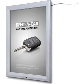 Rám na obraz Venkovní světelná LED vitrína typu T, pro plakáty formátu A1