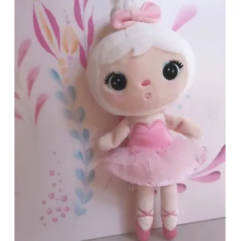 Panenka Metoo Mini hadrová panenka s klipem 22 cm baletka