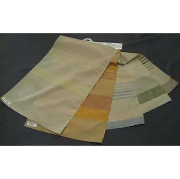 Neutex závěs metráž 95001 Papageno&nbsp;50 bezovy podklad, svetle tkane + zinilkova pricne pruhy (11,60 m)&nbsp;sire 150 cm