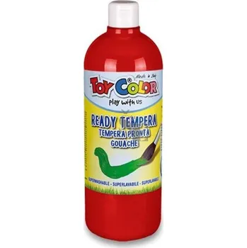 Vodová barva Temperová barva Ready tempera 1000ml červená