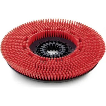 Podlahový mycí stroj Kotoučový kartáč, střední, červený, 510 mm