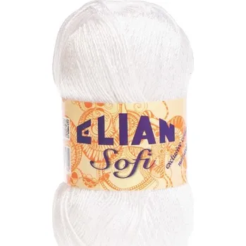 Příze VSV Pletací příze Elian Sofi 208 - bílá