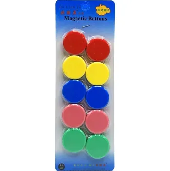 Dekorativní magnet Dekorační barevné magnety - 3 cm - 10 ks - PK19-2