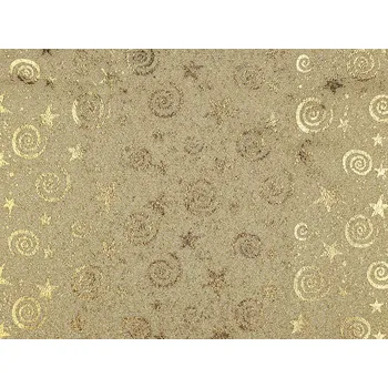 Stoklasa dekorační látka zlatá 1 m