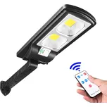 Solar COB52 Zahradní lampa s pohybovým čidlem 2x LED COB (Solární LED světlo s PIR čidlem)