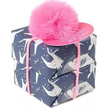 Koupelový olej SOMERSET TOILETRY Šumivé kostky do koupele s bambulkou Snowy Night, 2x100g