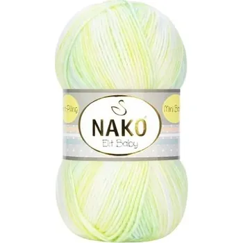 Příze Nako Pletací příze Nako Elit Baby 32424 - zelená