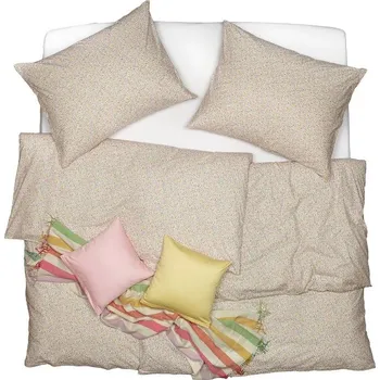 Povlečení SCANquilt povlečení KLASIK kvítka růžovožlutá 140 x 200/70 x 90 cm