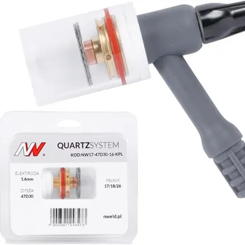 Příslušenství ke svářečce SPARTUS NW17-47D30-16-KPL QUARTZSYSTEM - sítko velké L 17/18/26 na elektrodu 1.6mm