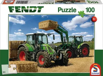 Puzzle Schmidt Traktory Fendt 724 Vario a Fendt 716 Vario 100 dílků