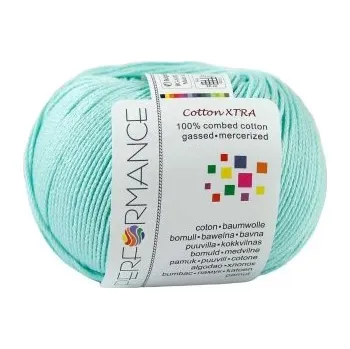 Příze Performance Bavlněná příze Cotton Xtra 136 - modrá 50g 150m