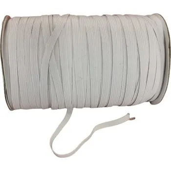 Textilní guma Prádlová guma 6 mm - bílá