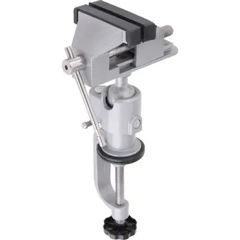 Svěrák LEVIOR Svěrák modelářský stolní otočný 360 ALU 23406