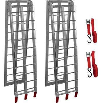 Nakládací rampa pro vozidlo Shark Professional Accessories Nájezd příčkový hliníkový 2160/280 mm skládací (340/680 kg)