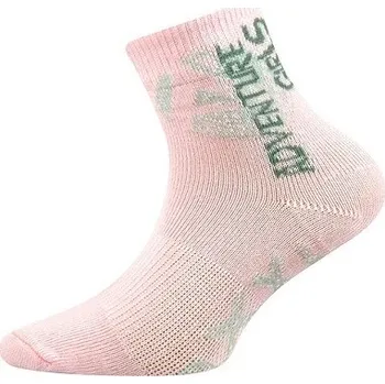 ADVENTURIK dětské sportovní ponožky VoXX - balení 3 páry 23-25 (35-38) růžová