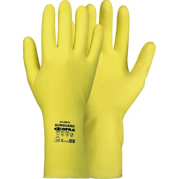 Pracovní rukavice Pracovní rukavice Cofra SUNGUARD Barva: Žlutá, Velikost rukavic: 10