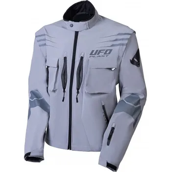 Moto bunda TAIGA 4454-EE - šedá enduro bunda UFO - L