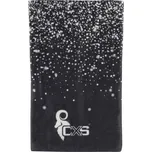 CXS TOBY šátek multifunkční zimní černo bílý 26 x 48 cm