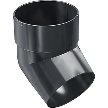 okap Koleno 67° pro okapový svod PRECIT Ø 63 mm plastové antracit