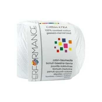 Příze Performance Bavlněná příze Cotton Xtra 02 - bílá 50g 150m