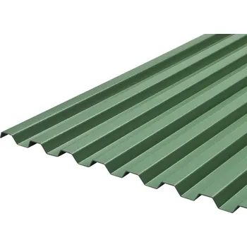 Průsvitná krytina Plastová deska 2000 x 900 x 1,2 mm trapézová zelená