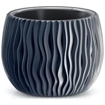 Květináč PROSPERPLAST Květináč - SANDY BOWL Průměr: 14,4 cm, Barva: antracit