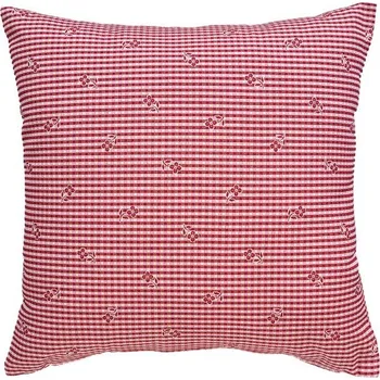 Polštář SCANquilt povlak BONA rustik - pepito červená 45 x 45 cm